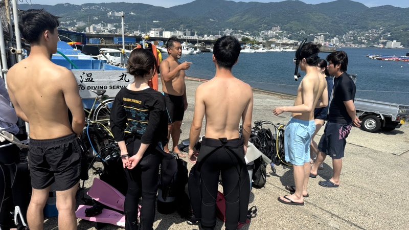 現地ブリーフィングの様子